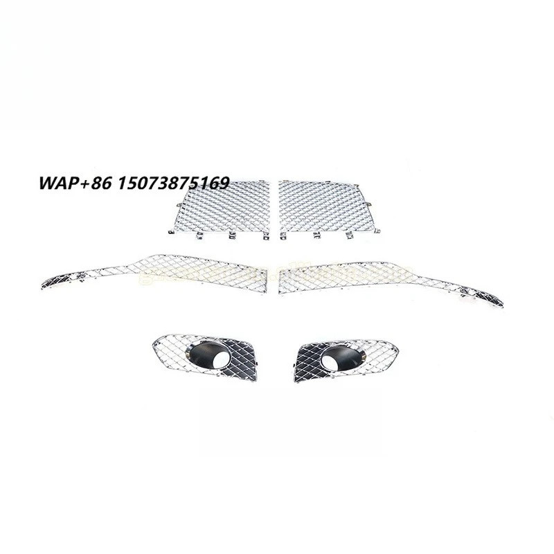 For  Bentayga W12 Electroplating Main Grill High Quality Car Electroplated Mesh Grille Air Intake Auto Parts