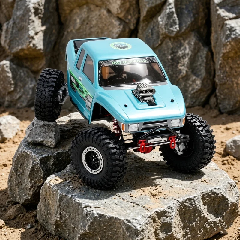 New 1/10 RGT EX86180 FOC TRACER Electric Remote Control Brushless 4-Wheel Steering Gate Bridge Climbing Off-Road Vehicle RC Toy