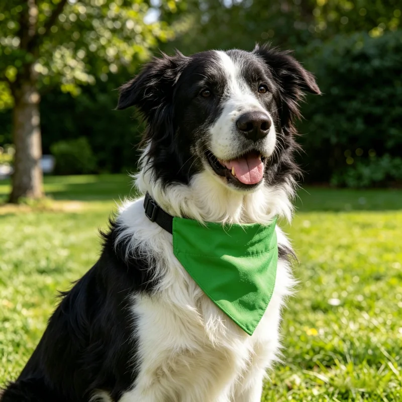Pañuelos de moda lisos ajustables lavables para perros y gatos