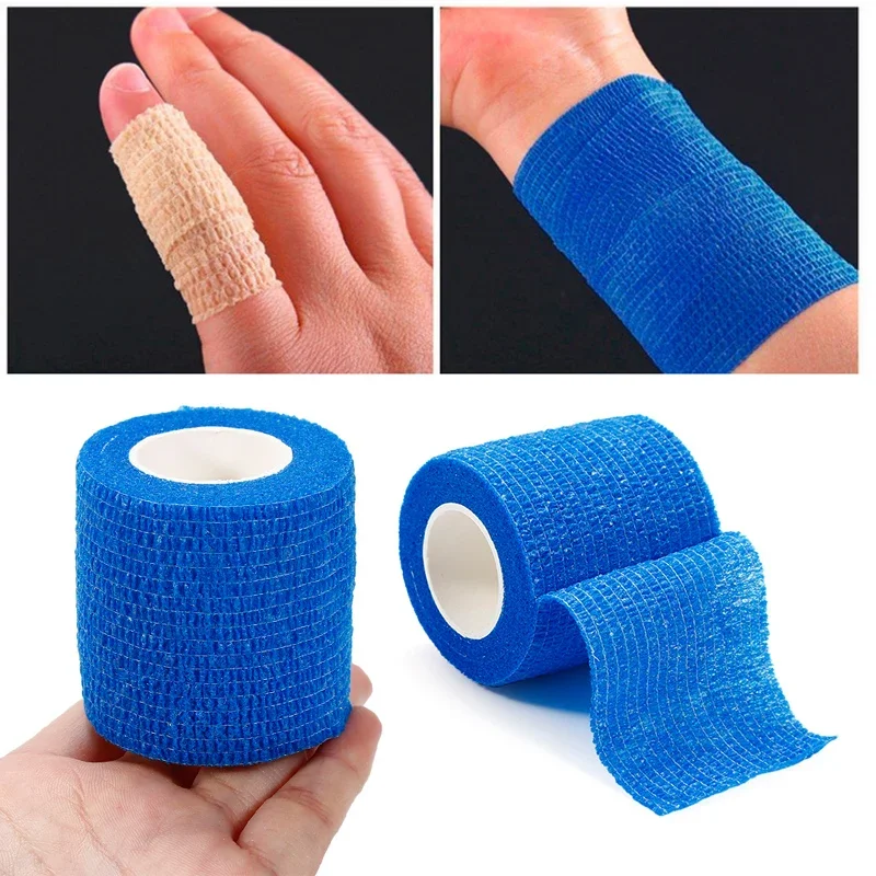 Self-Adhesive Elastic Bandage Breathable Gauze Wrap Tape for Wound Treatment & Support