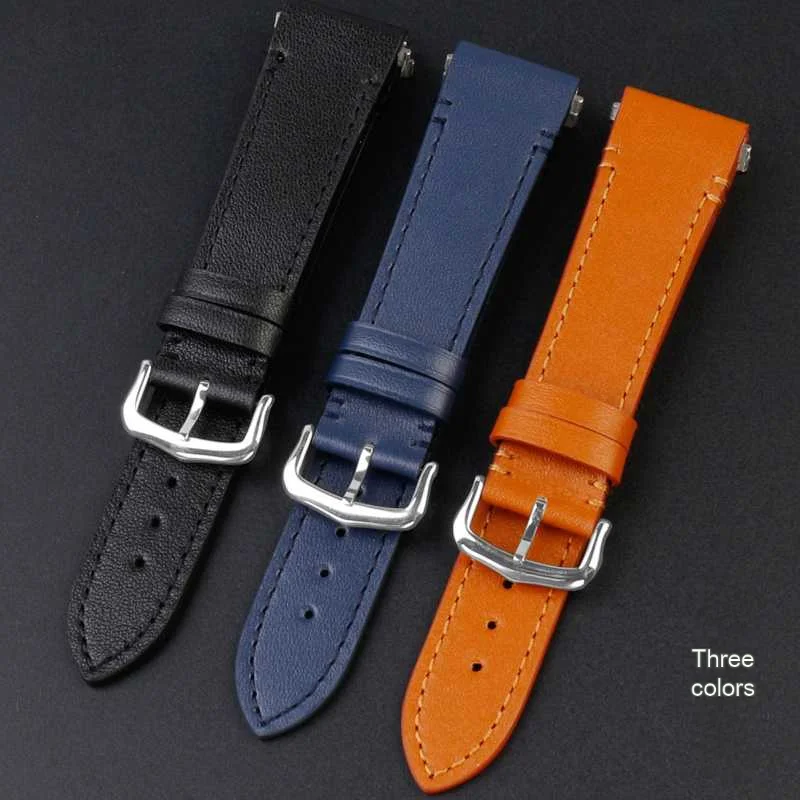 For C-artier SANTOS W2SA0006 WGSA0037 watch strap 21mm Sandoz Large Size Quick release Genuine Leather Watchband men's bracelet