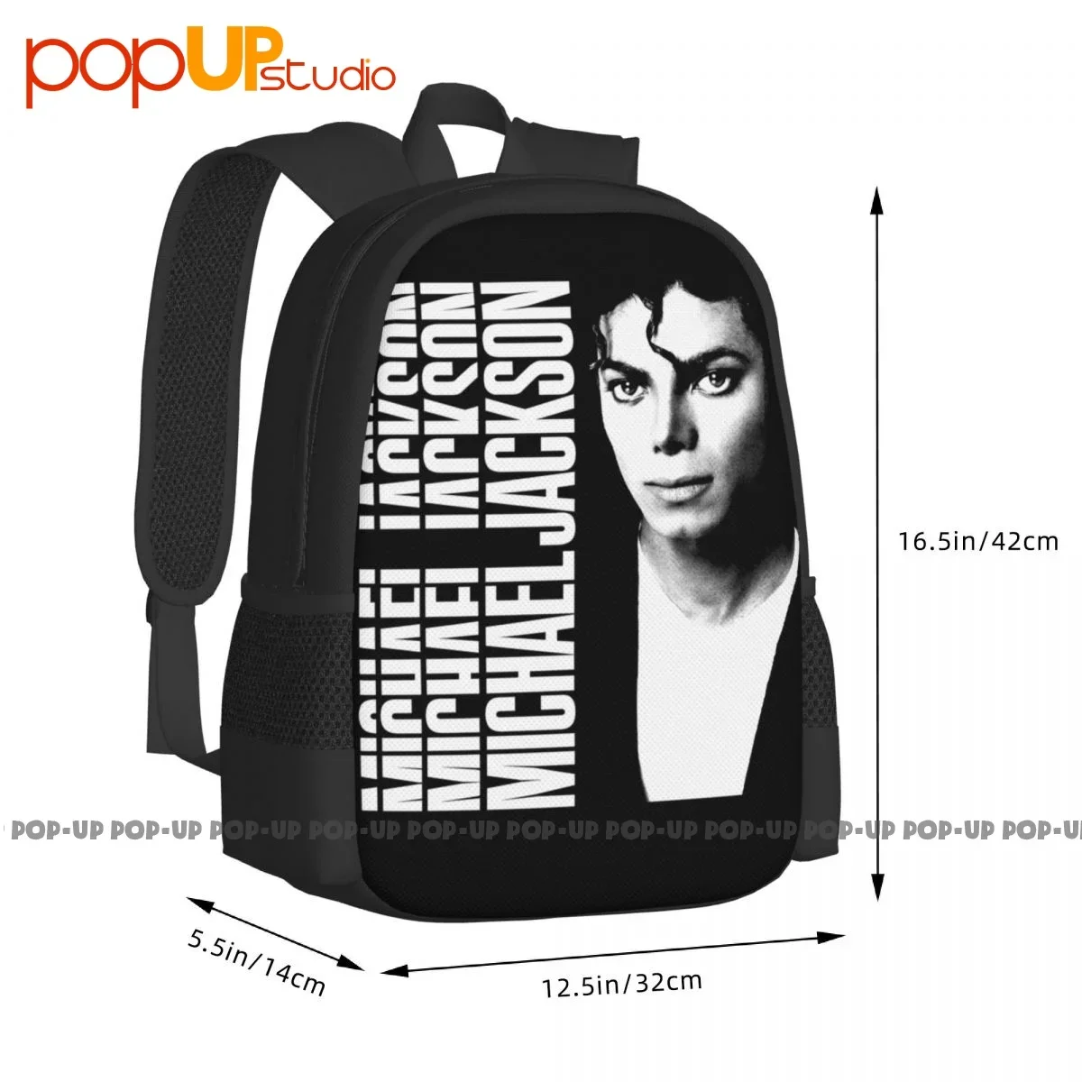 1988 Michael Jackson Tour zaino stampa di grande capacità borse personalizzate Creative per i viaggi