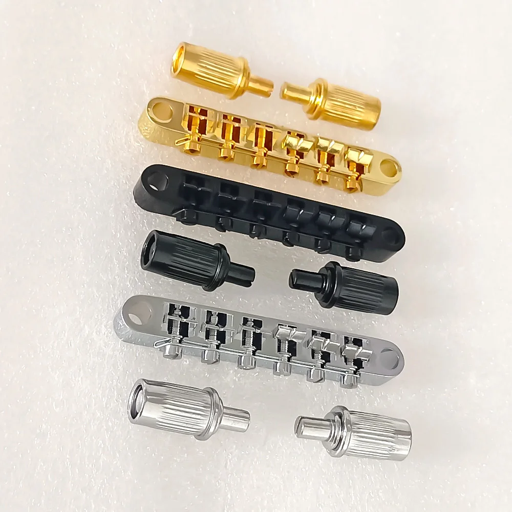 Puente de guitarra Tune-O-Matic Roller Saddle para guitarra eléctrica LP SG de 6 cuerdas