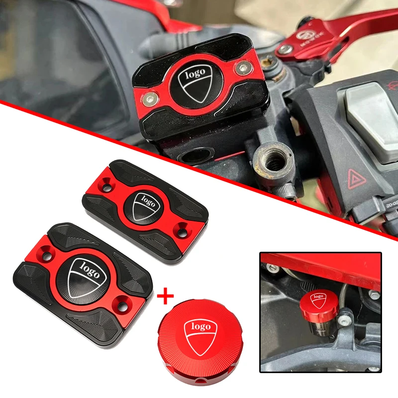 

Для Ducati Scrambler 400 800 1100 Monster 821 796 795 696 695 аксессуары передняя тормозная муфта задняя крышка резервуара тормозной жидкости