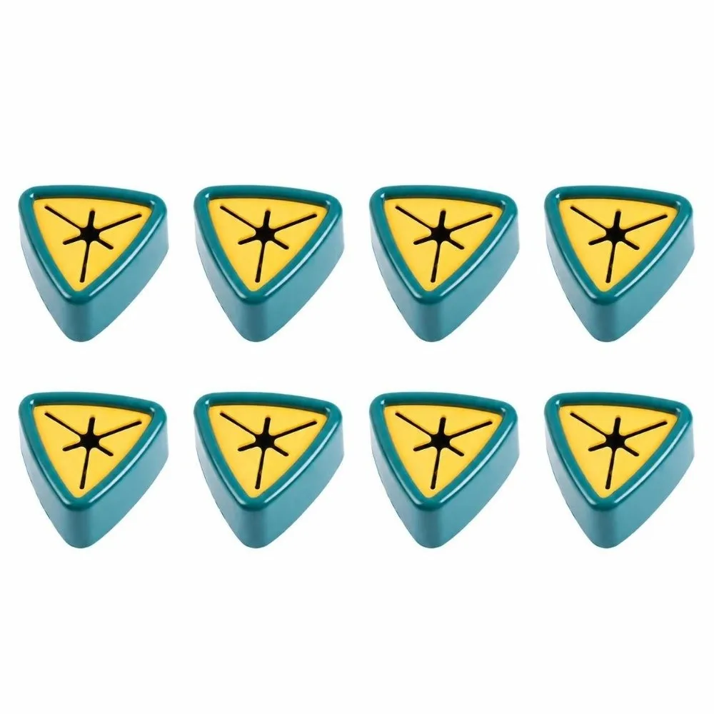 8PCS Silicone Kitchen Towel Hook Self-Adhesive 1.97in×1.97in×0.87in Adhesive Towel Hanger Triangle Towel Holders For RV