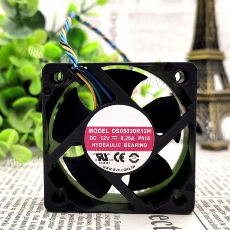 

Y 1 шт. новый для AVC DS05020R12H DC12V 0,25A 4-проводной охлаждающий вентилятор с ШИМ # QW.