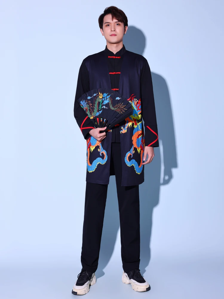 

Men's Jazz Dance Performance Costume Street Dance Set Adult Hip Hop Outfit Autumn Faion Youth Sle Dance Apparel