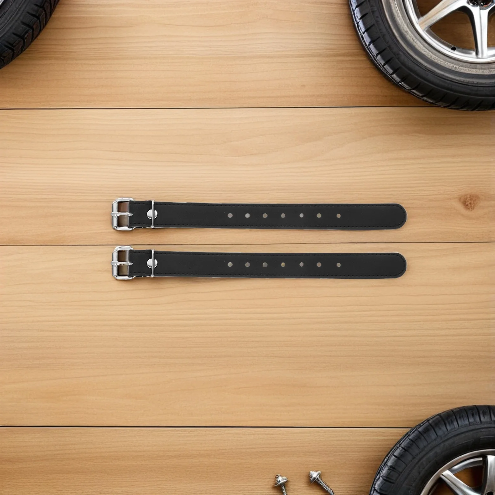 

6pcs Bike Basket Straps Pu Detachable Bicycle Basket Belts Sturdy Front Handlebar Straps Soft Wear-Resistant Universal