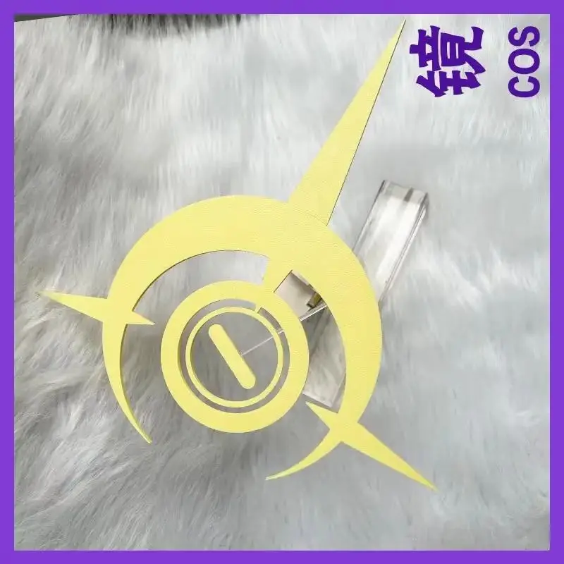 

Blue Archive Professor Smug Cosplay Halo Headwear Yellow Cute Hair Clip Props 1:1 Costumes Accessories for Halloween Carnival