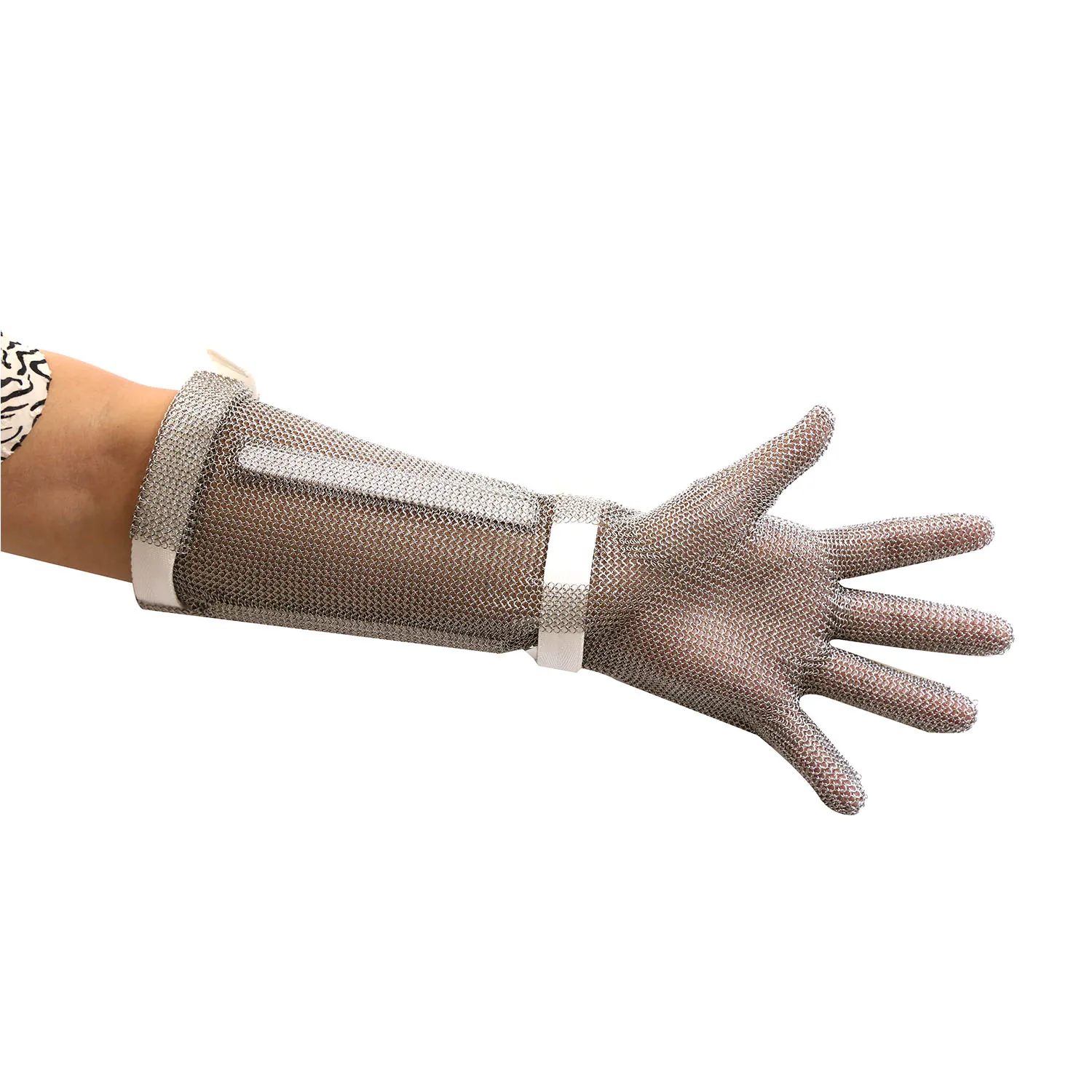 Profional Factory Stainless Steel Ring Mesh Glove XL Size Butcher Protection Anti-Cutting Glove for Working & Food Use