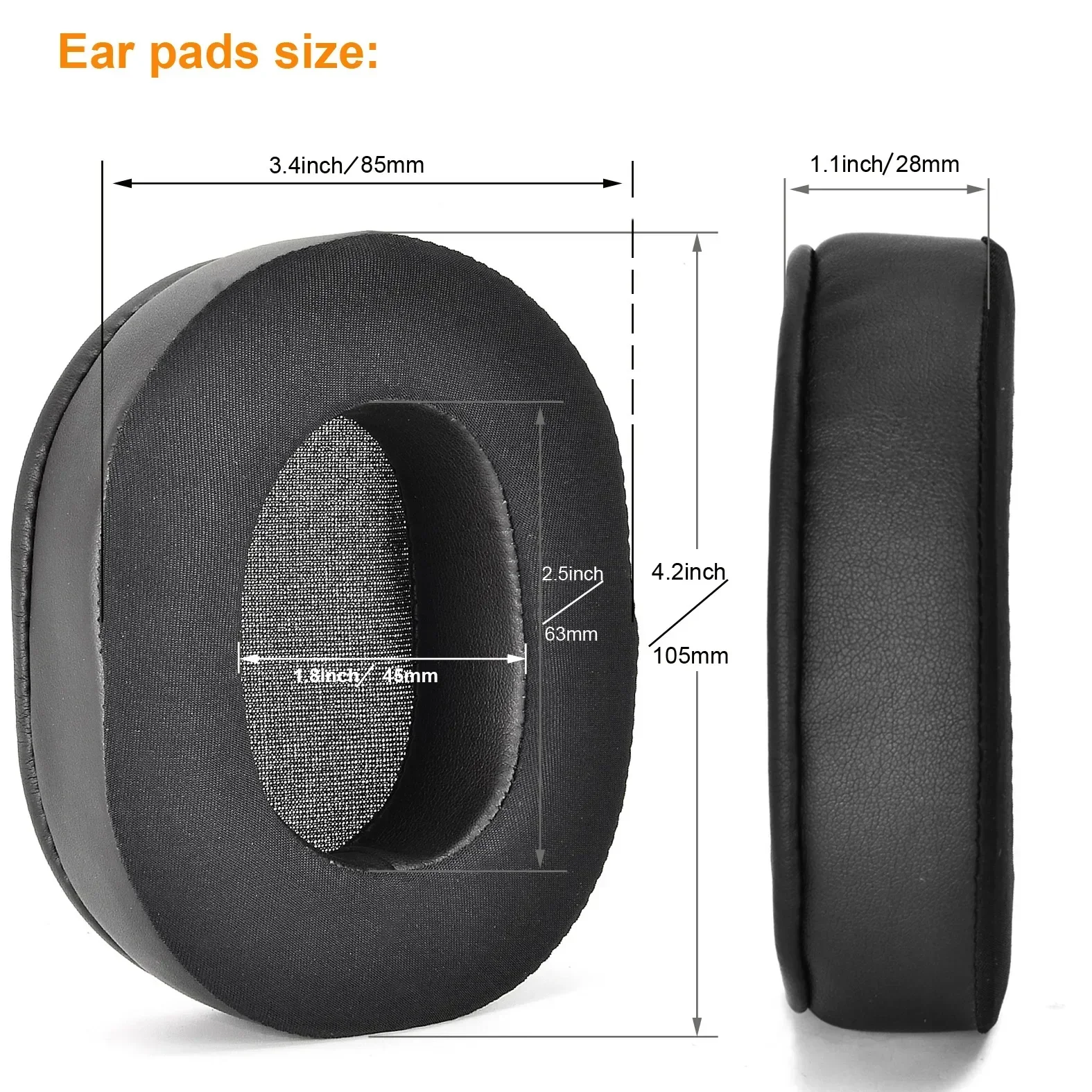 

Ear pads for ATH M50X/M40X HyperX Cloud/Alpha Sony MDR-1ABT/1RBT/1RNC/7506 Turtle Beach Stealth Headset Earmuff Earphone Sleeve