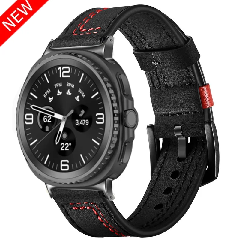 Leather Loop Strap For Samsung Galaxy Watch 8 40mm/44mm Watchbands Wristband correa Galaxy Watch 8 Classic Bracelet Accessories