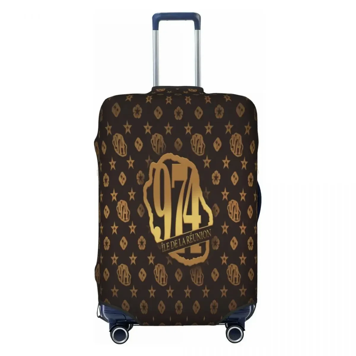 

Custom Luxury 974 Reunion Island Luggage Cover Cute Suitcase Protector Covers Suit For 18-32 inch