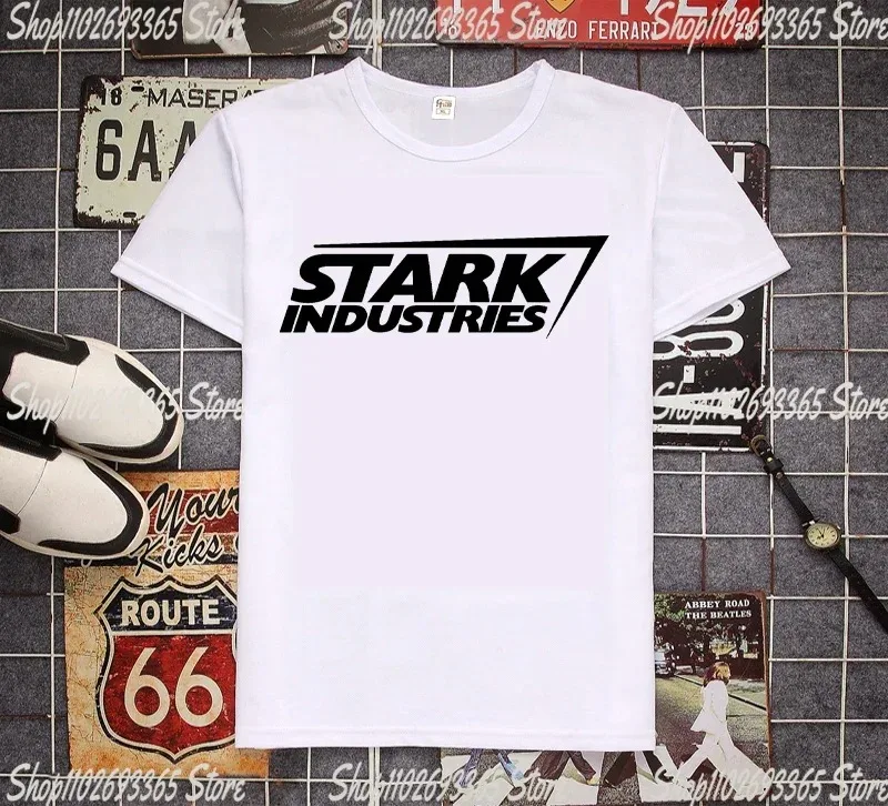 High Quality Summer Fashion Stark Industries Men T Shirt Men Tshirt Summer Fashion Top Tees Cool Casual Pride T Shirt Men Unisex