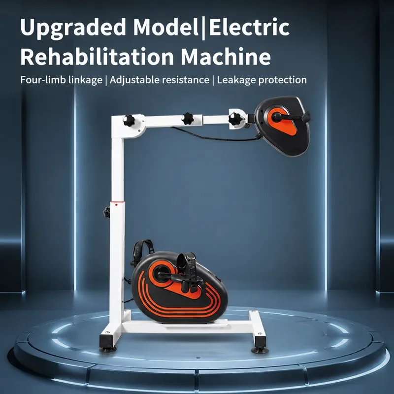 Electric Rehabilitation Machine for Elderly Stroke Hemiplegia Upper and Lower Limb Exercise Bicycle Fitness Training