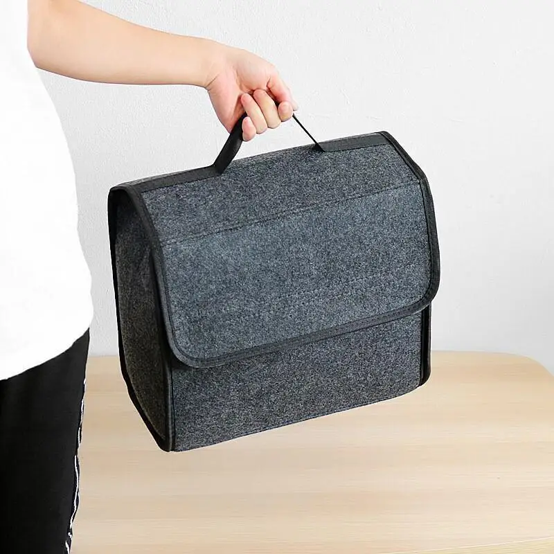 

Car Storage New Large Capacity Multifunctional Thick Felt Luggage Compartment Fashionable New Folding Repair Tool Storage Bag