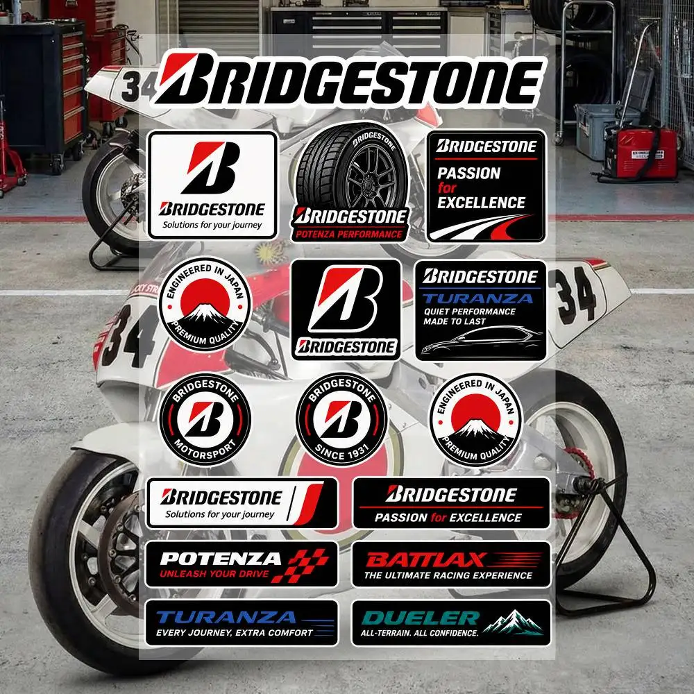 B-riDgEstonE Aesthetic Graffiti Stickers Waterproof PVC Decals for Car Motorcycle Skateboard Helmet Notebook