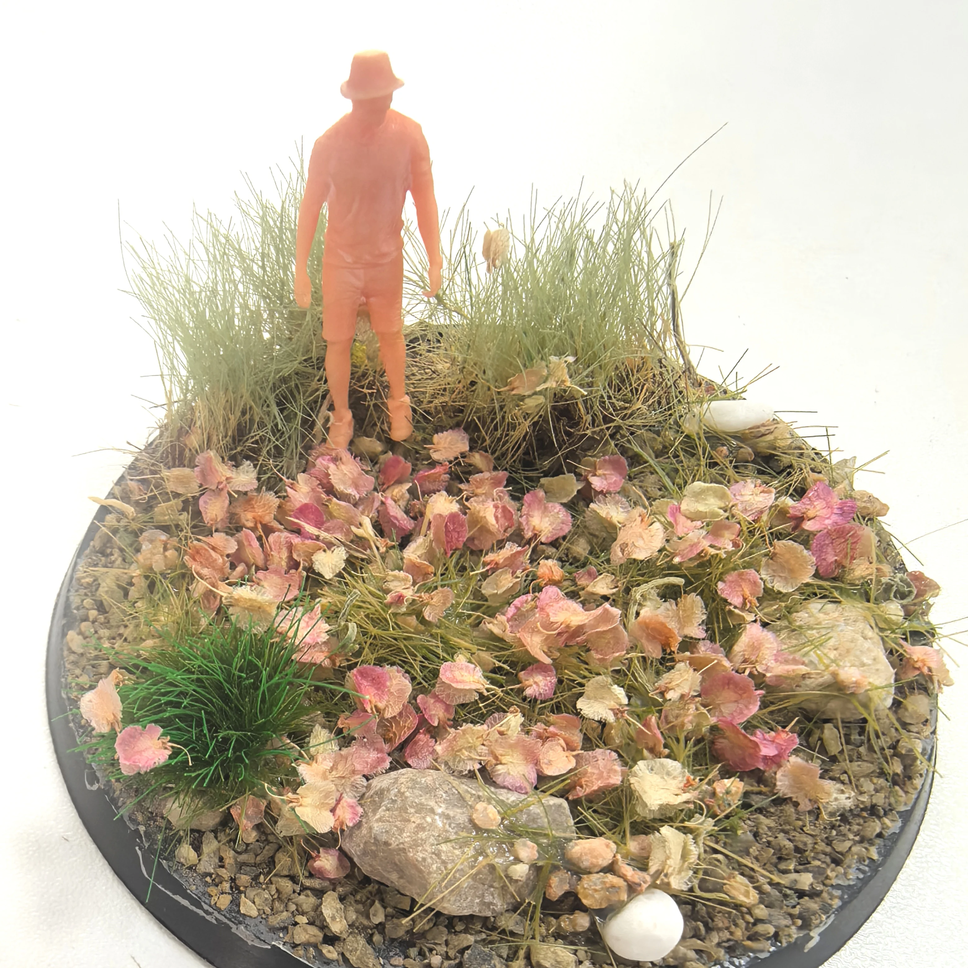 Piante artificiali in fogliame di albero in miniatura per Ho OO N Modello fai da te che realizza layout del treno ferroviario/Paesaggio da tavolo/Decorazione del giardino