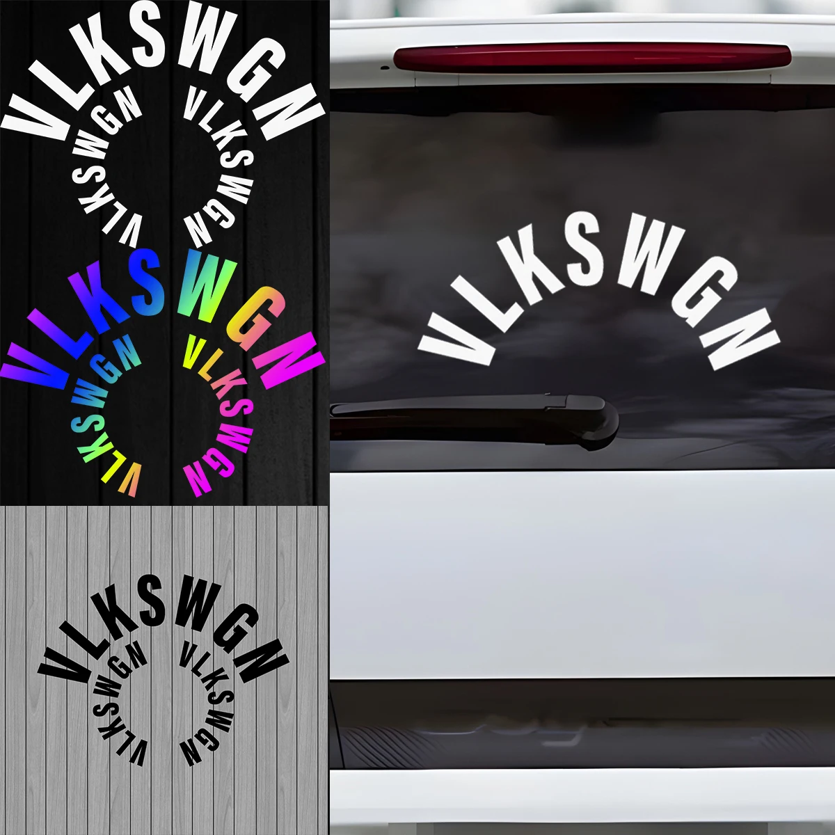 VLKSWGN reflecterende stickers auto motorfiets accessoires helmen spatbord raamstickers decor moto auto scooter lichaam voorruit sticker