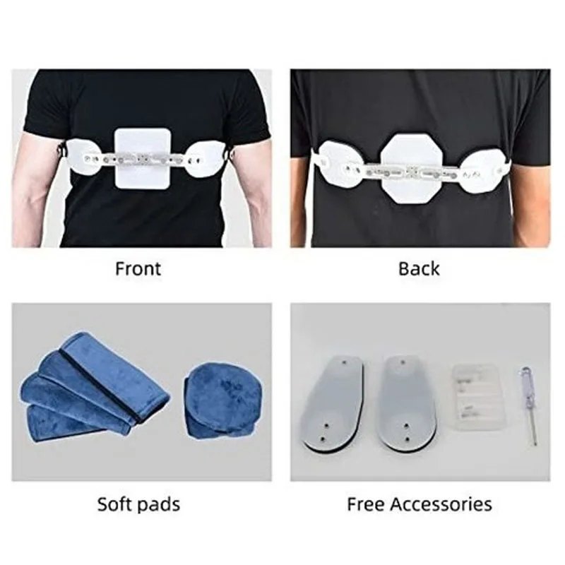 Pectus Carinatum Orthosis Brace, Adjustable Pigeon Chest Orthosis Support for Ribs Valgus, Pigeon Breast Corrector