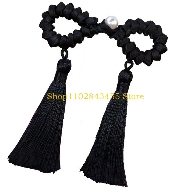 49MC Exquisite Chinese Pearls Buttons for Qipao and Ethnic Clothing Chinese Aesthetic Ornamental Closure