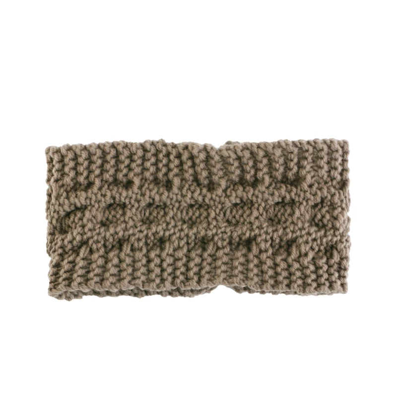 2 STK./SET Geflochtene Haarbänder aus Wolle, Winter-Strick-Innenschicht, winddicht und wärmendes Stirnband – Detail 3