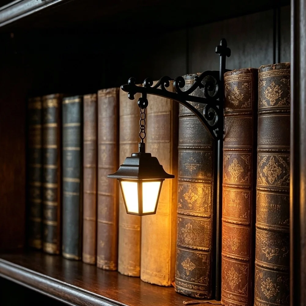 Classic-Inspired for Bookend with Integrated LED Light for Book Lovers Who Value Aesthetic and Practicality Classic-Inspired