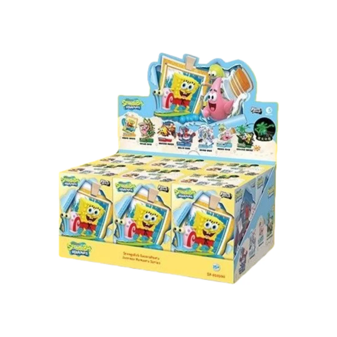 

Authentic SpongeBob SquarePants Blind Box Journey Moment Trendy Anime Desktop Ornament Acrylic Scene Trendy Play Gift