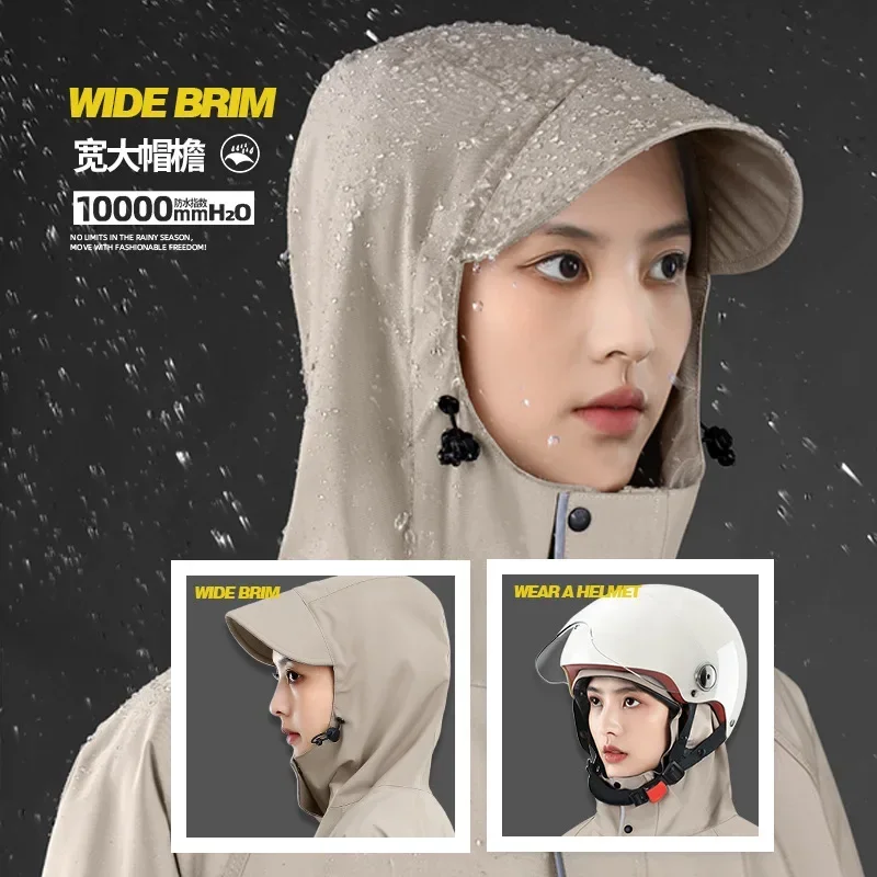 BEIMEI Rain Poncho Electric Vehicle Battery Car Raincoat Enlarged and Thickened Adult Motorcycle Poncho Rainstorm Prevention