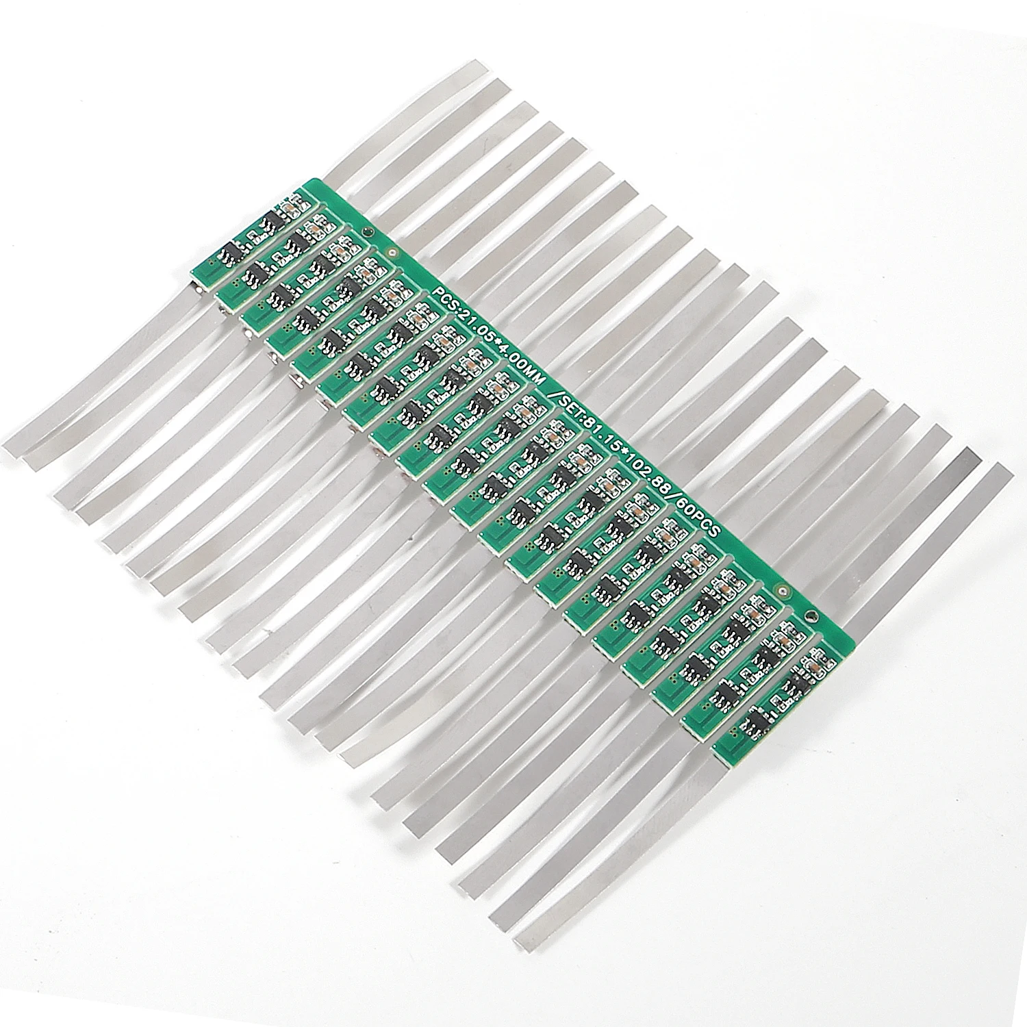10PCS 1S 3.7V 3A li-ion BMS PCM battery protection board pcm with Belt for 18650 lithium ion li battery