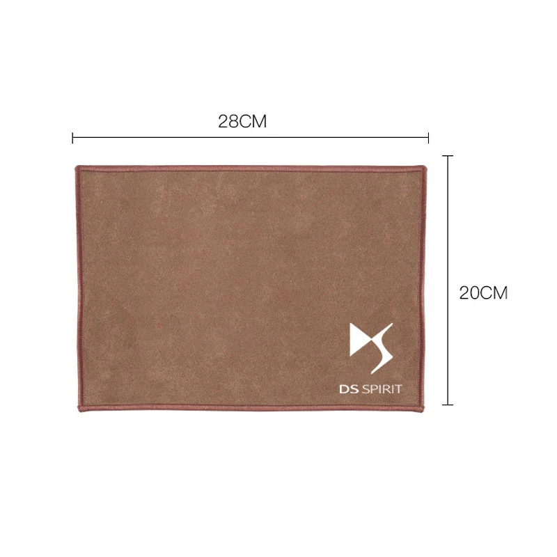 For DS DS4S DS5 5LS DS3 DS4 DS6 DS7 DS9 WILD RUBIS SPIRIT E-Tense Suede Fleece Microfiber Towel Car Logo Cleaning Rag Cloth