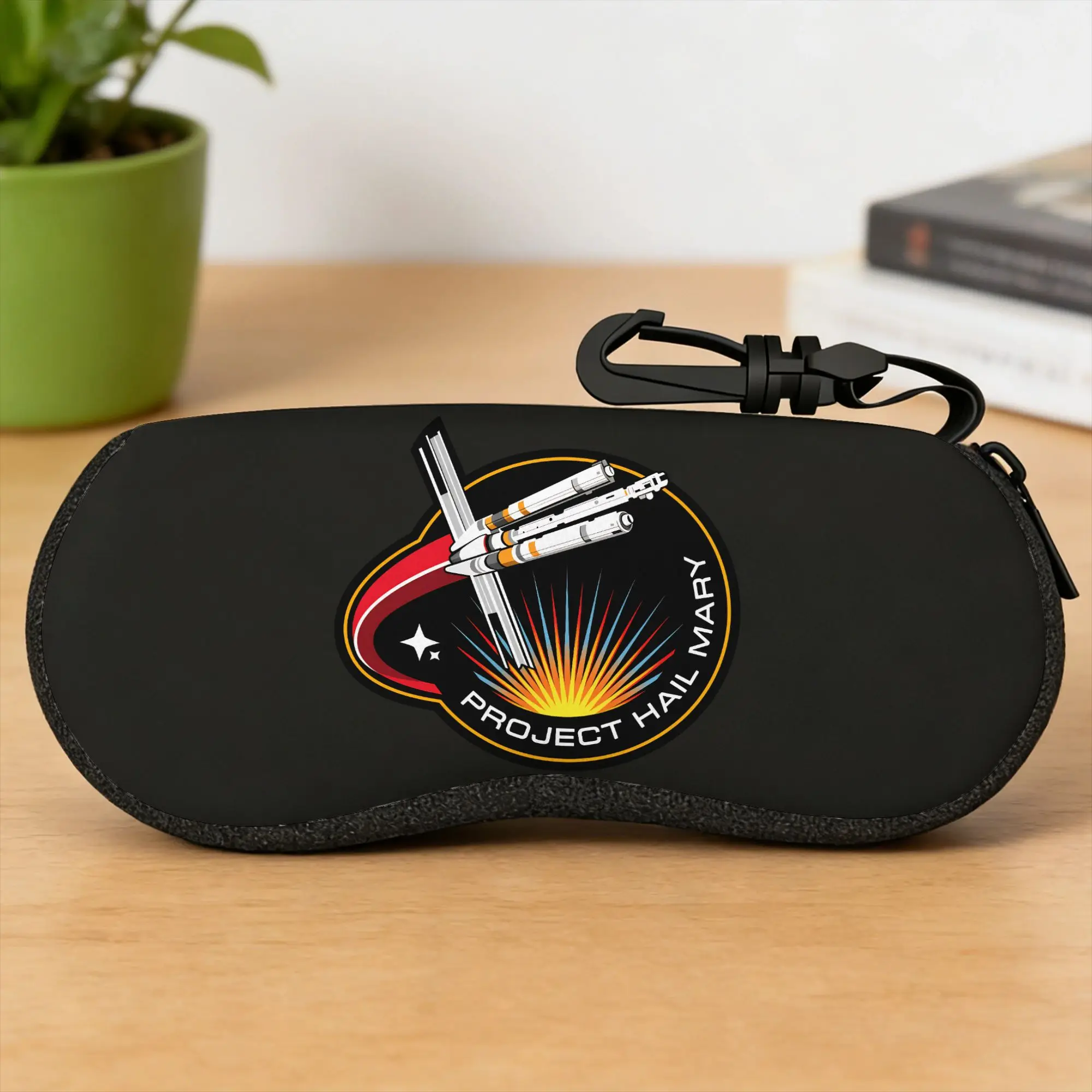 Amaze Project Hail Mary Rocky Alien Glasses Case Cover Men Sunglasses Case Cute Key Chain Eyewear Pocket Eyeglass Cases Cover