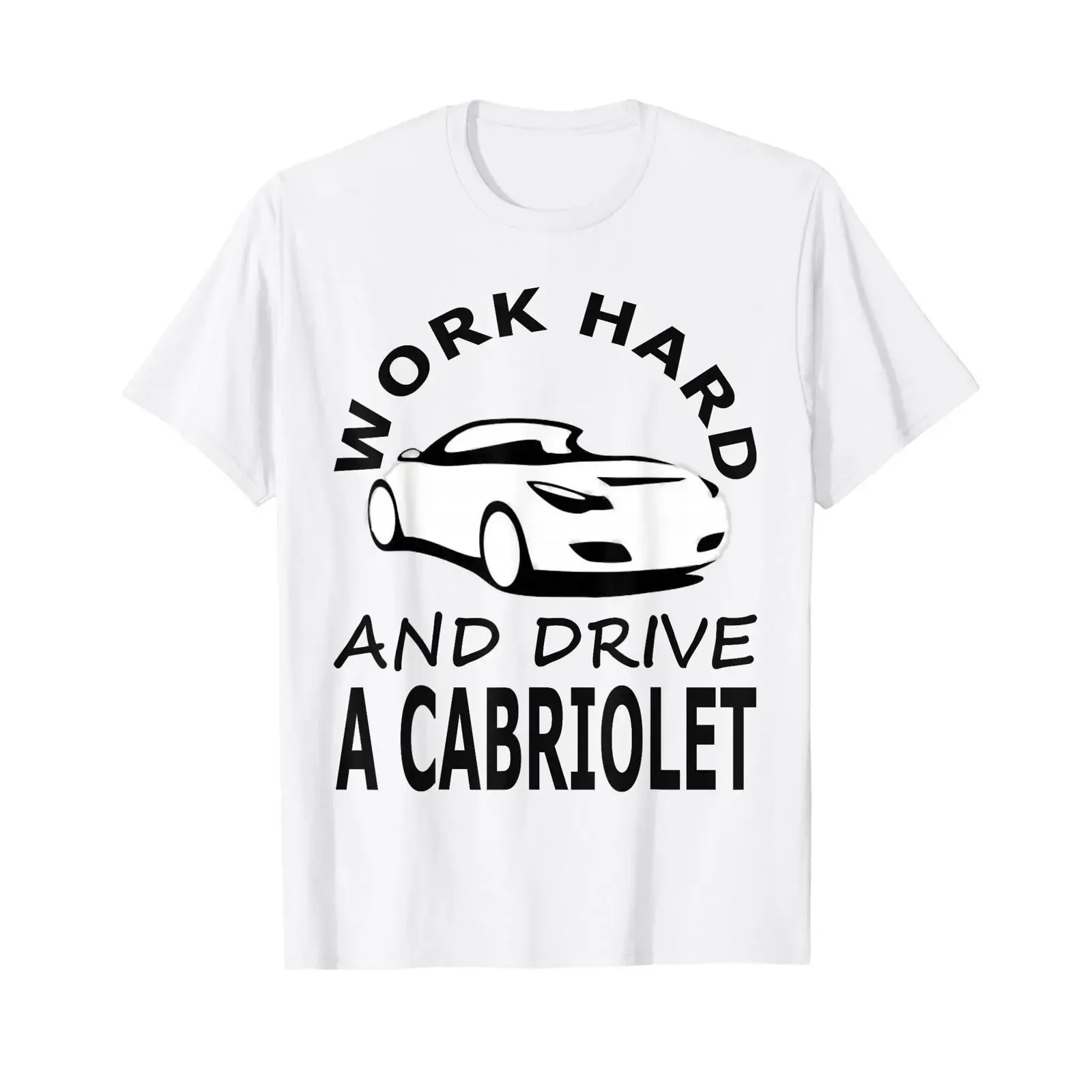 Convertible T Shirt Sports Car Idea vintage Washed designer clothes Stylish graphic fashion Versatile Casual Comfortable