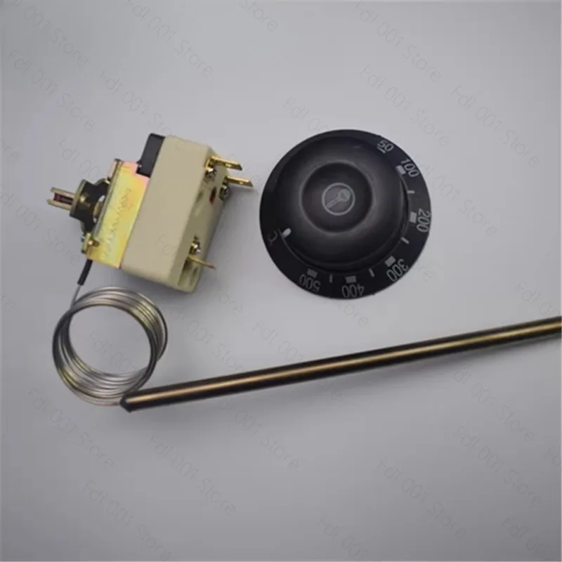 Knob Type Temperature Switch, 500°C High Temp Thermostat for Pizza Oven Electric Oven Temperature Control