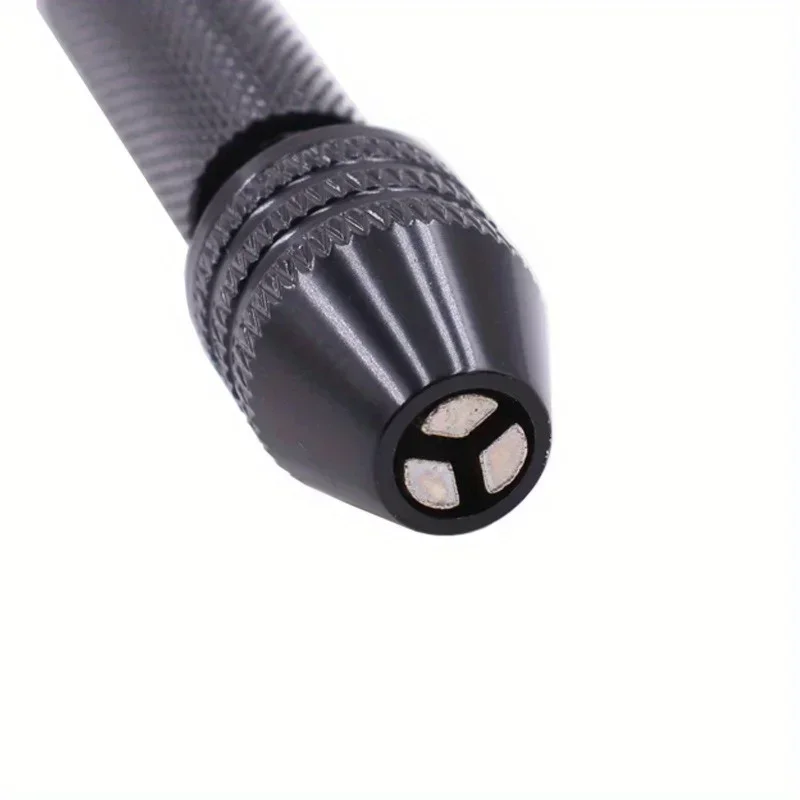 11Pcs/Set Twist Drill Punching Tool Set 0.3 - 3.4mm Black for Amber Diamond Bodhi Walnuts Manual Crafting