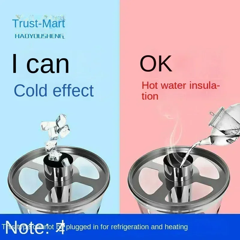 Stainless Steel Commercial Juice Drum Beverage Dispenser Self-service Cold Drink Machine A