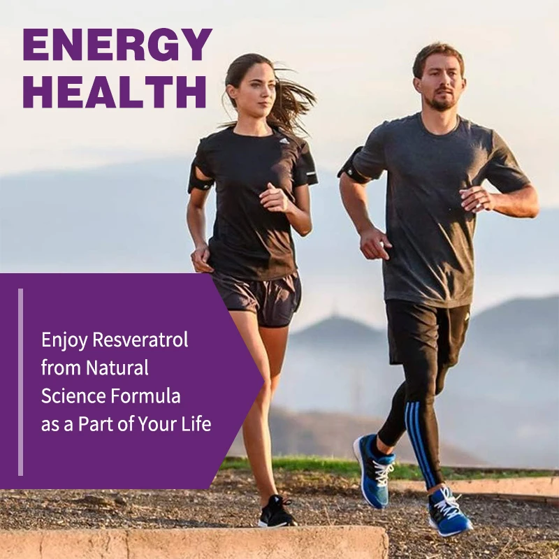 Resveratrol + Polyphenol Antioxidant Supplement 1000mg - Balances Body Energy, Supports Skin, Cell, Brain, Immune