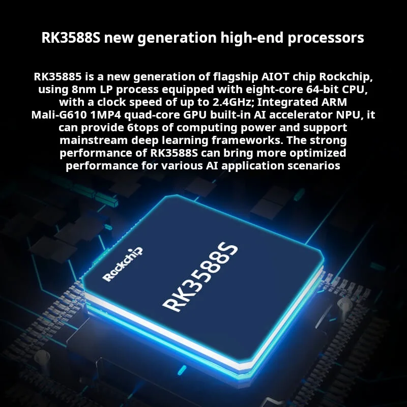 Chipboard Firefly Ec-r3588spc Fd Ai Industrial Host With Rk3588s Octa-core Processor and 8k Video Codec 8k Video Decoding