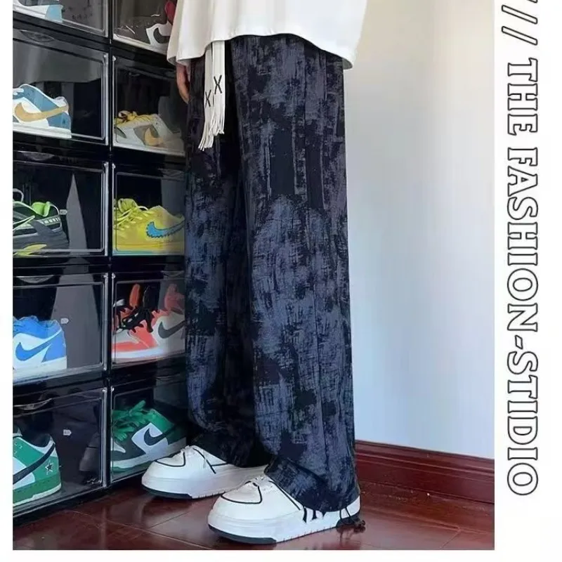 Men'S Casual Trouser Stylish Straight Leg Pants Sweatpants plus size men's trousers