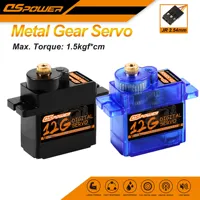 DSpower 12g Waterproof Micro Metal Gear Servo RC Servos for RC Drone Plane Airplane Helicopter RC Cars Drift Car Robot Remo HBX