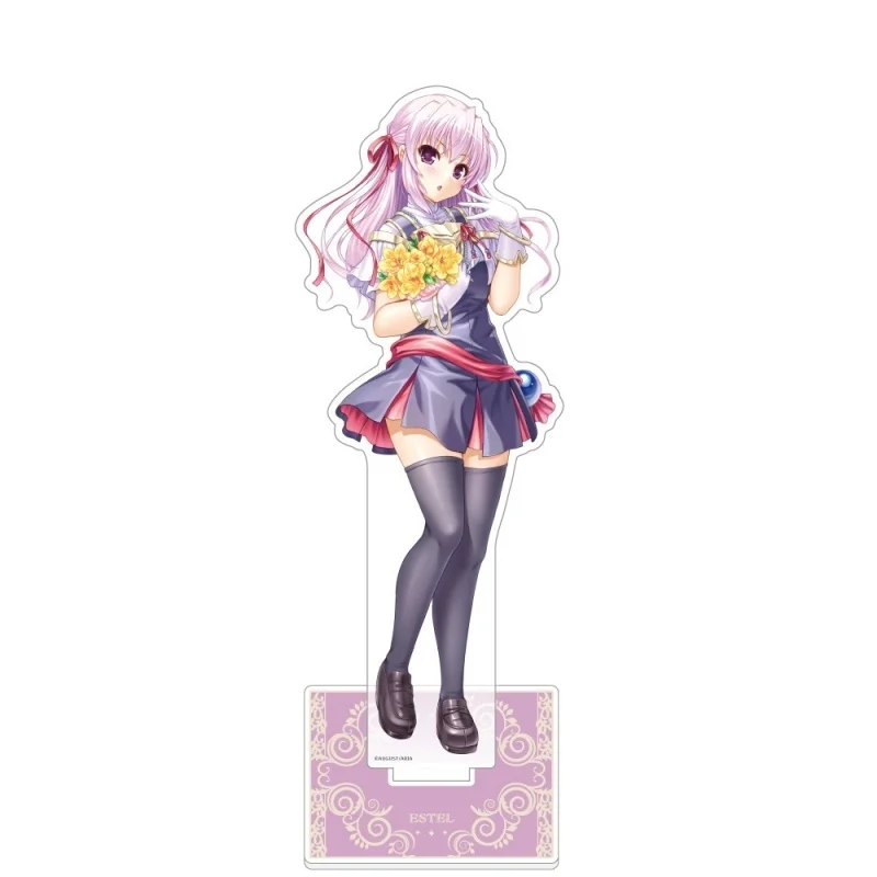 Brighter than Dawning Blue Anime Acrylic Stand Feena Mia Mai Natsuki Model Figure Cosplay Plate Keychain Gift