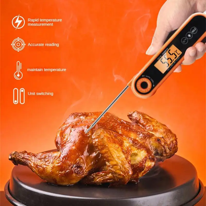 ThermoPro TP03H Digital Backlight Folding Barbecue Kitchen Cooking Meat Thermometer With Lock Function