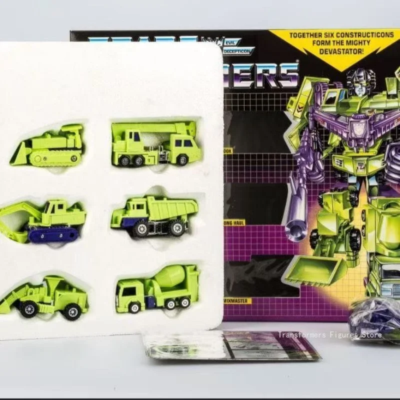 

Аниме-фигурка Трансформер G1 Девастатор Конструктиконы, подарочный набор 6-в-1, комбинированная фигурка, переиздание, коллекционная модель, полный комплект