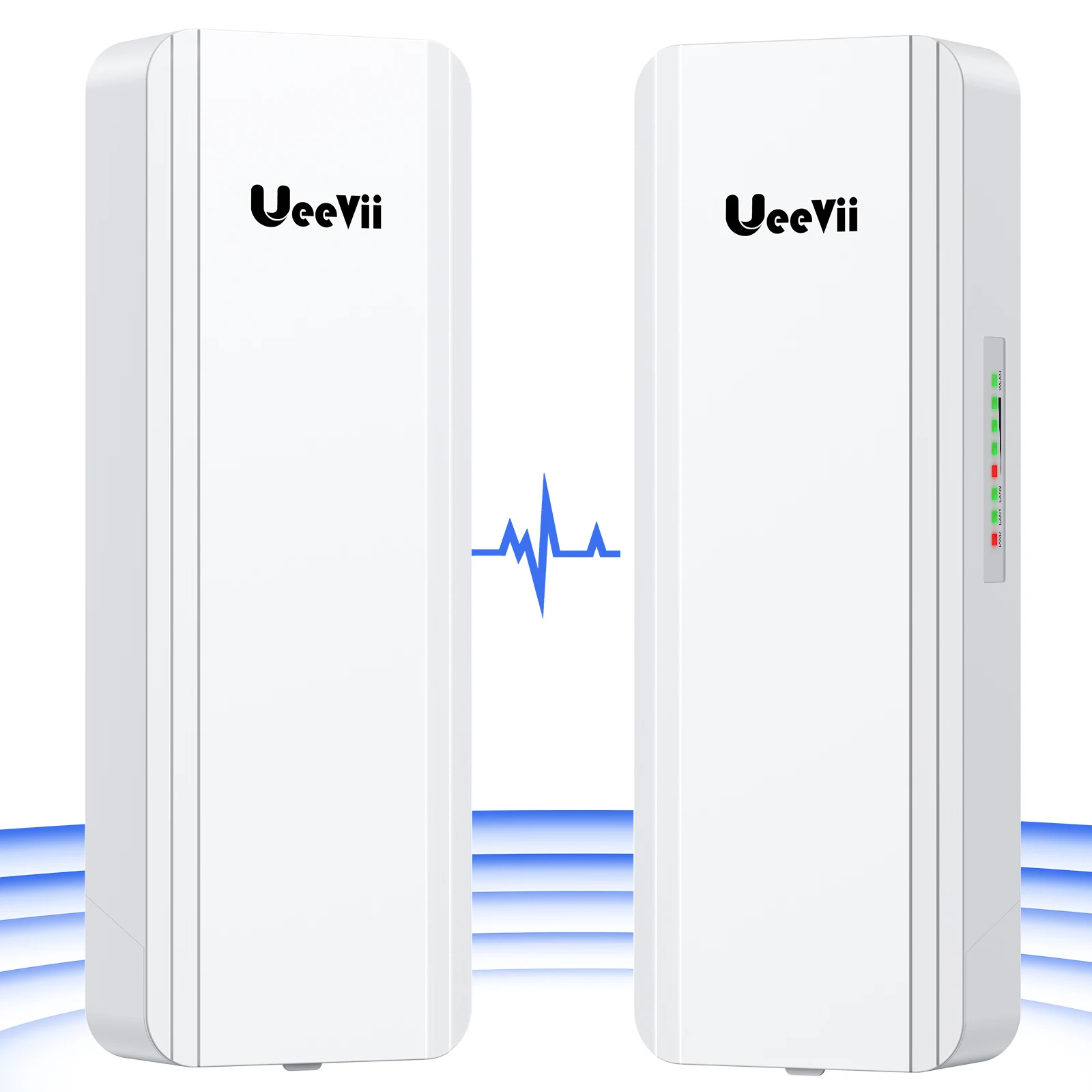 UeeVii 5.8G 5KM Point to Point WiFi Outdoor CPE with 16dBi High-Gain Antenna Wireless Bridge Gigabit High Speed Wired 1000Mbps