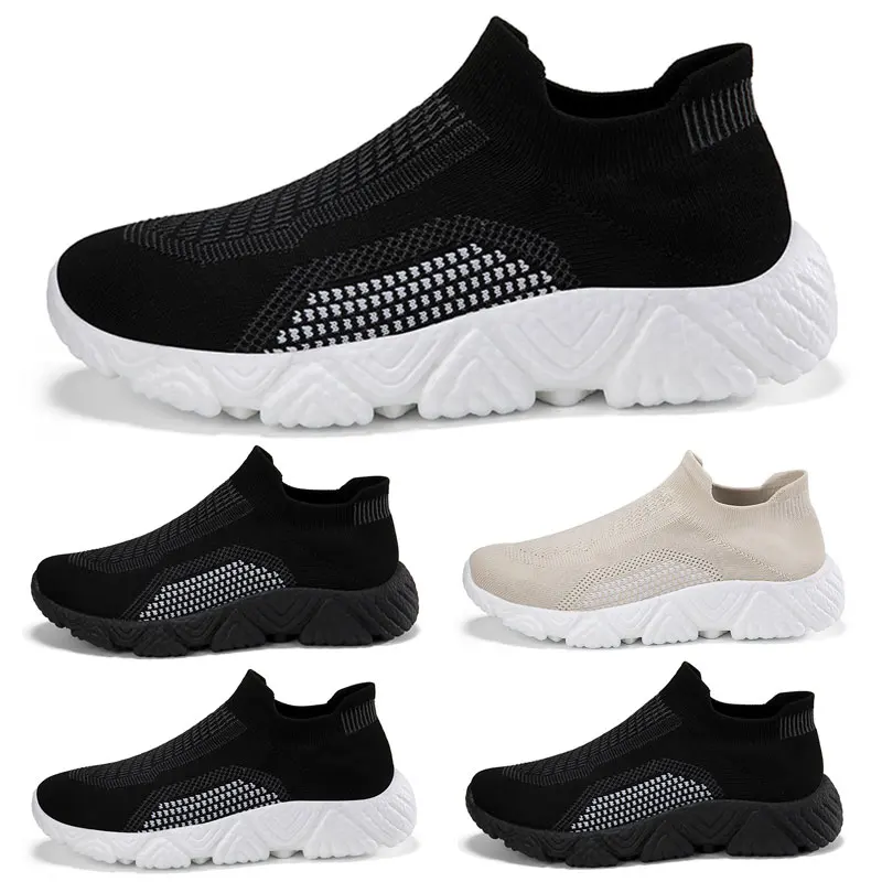 Zapatillas de deporte ligeras y transpirables para hombre y mujer, zapatos de malla con cordones para entrenamiento, caminar, informales, Unisex, EU36-45