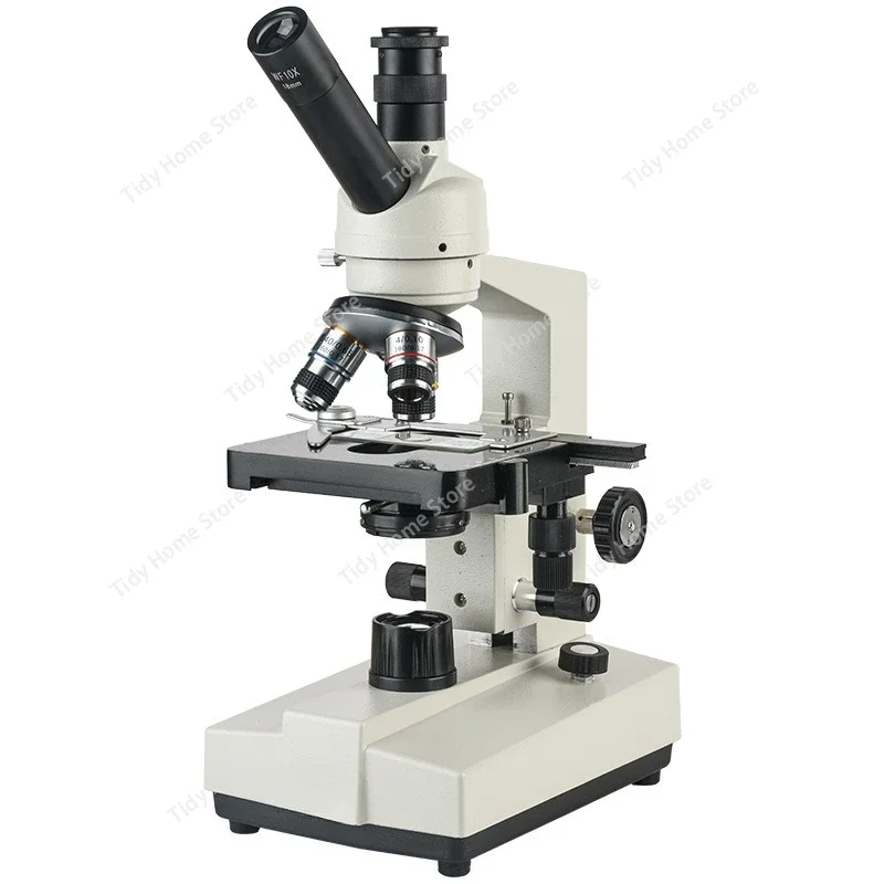 The 40X-640X monocular biological microscope is used for student teaching to observe sections of animals and plants