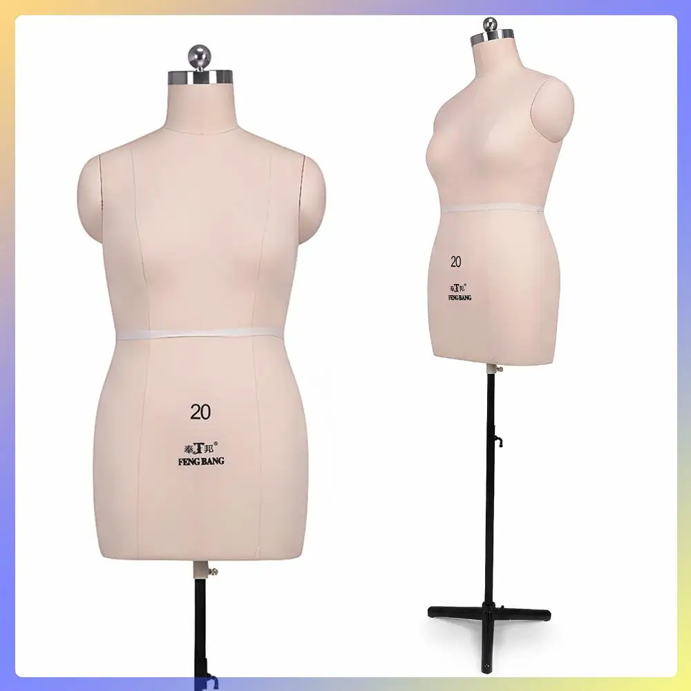 

Женский манекен-торс для демонстрации одежды, регулируемый по высоте, с металлической подставкой для розничных магазинов и бутиков