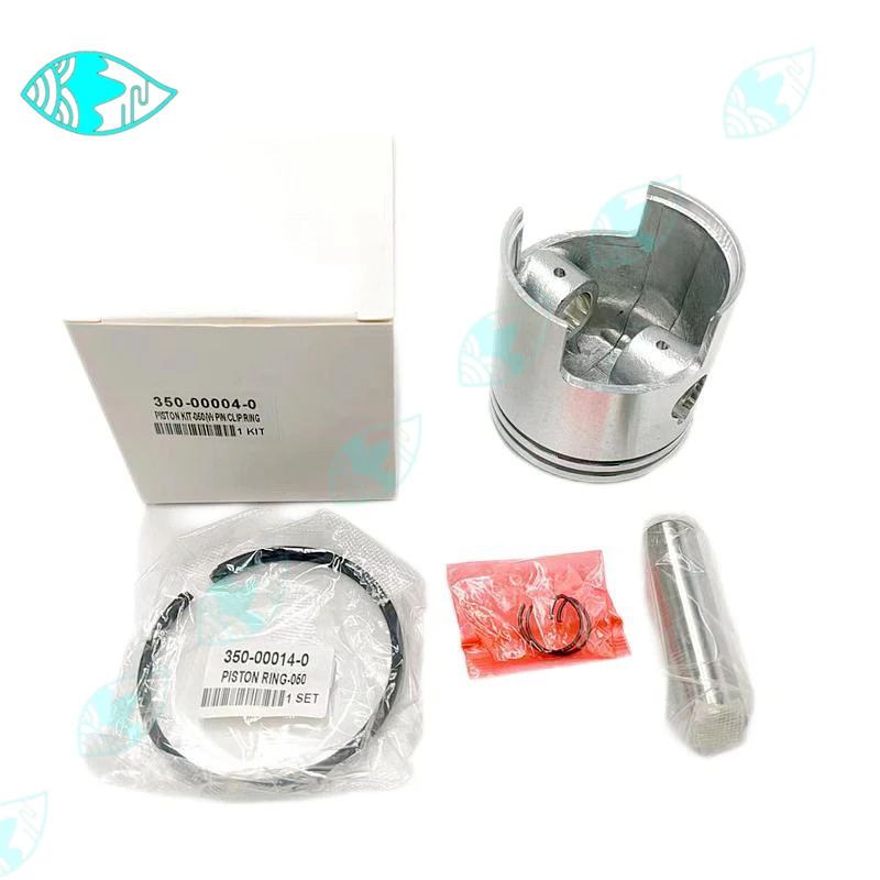 350-00004-0 with Rings 350-00014-0 (O/S 0.50MM) Replaces For TOHATSU Outboard Motor 18HP MB18 M18 Diameter 60.50MM Boat Piston