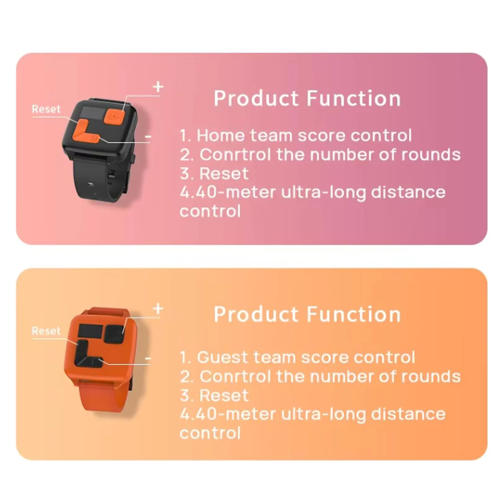 GANXIN Remote Control Watch For Tennis Scoreboard Accessoires