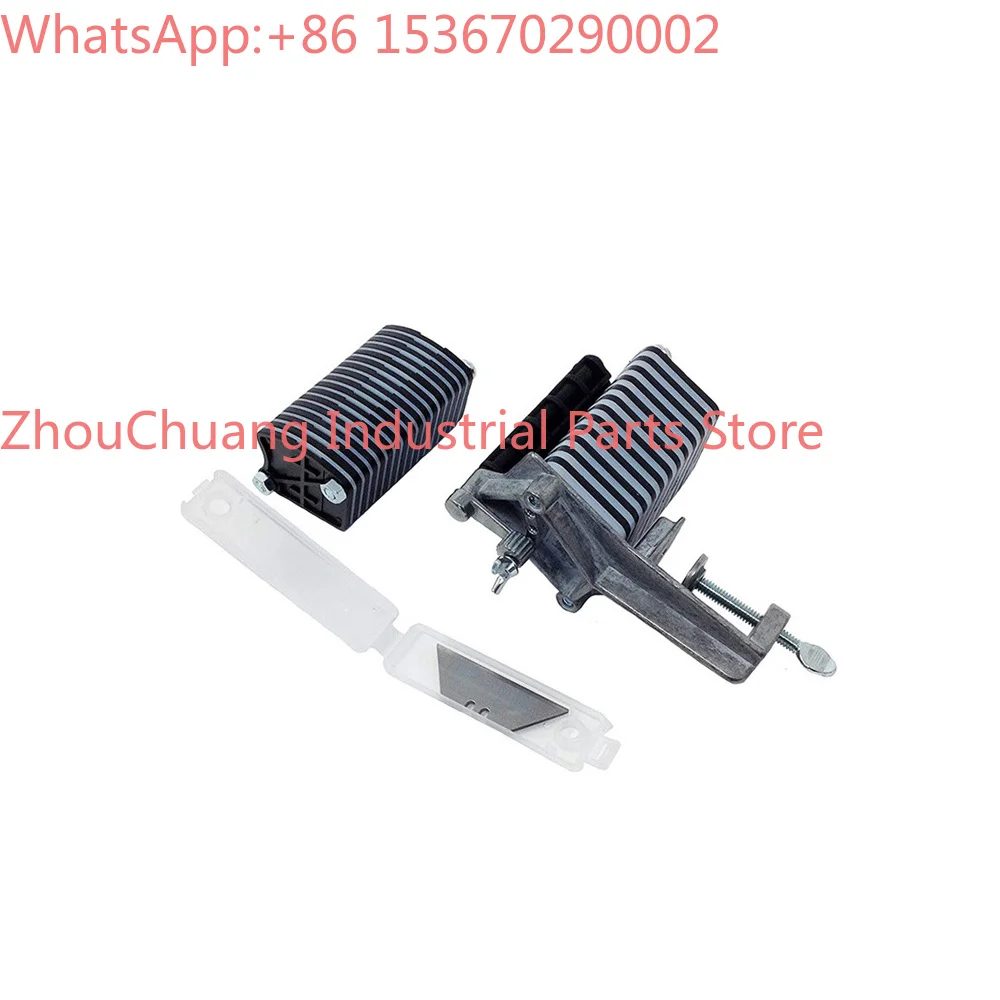 Knife Cutting Machine Stainless Steel Leather Table Top Lace Cutter for Fringe Braiding Strip Belts Ribbon Lace